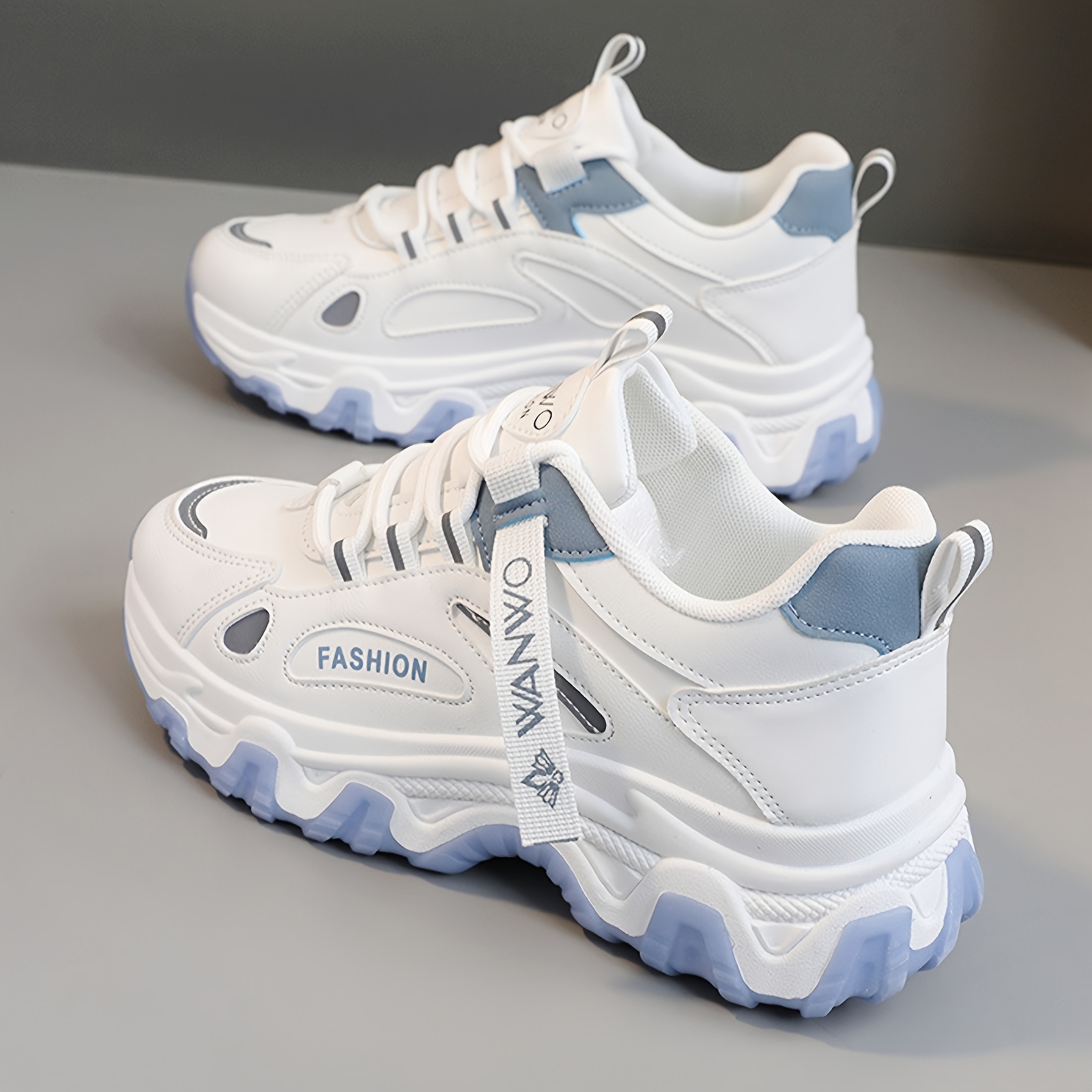 TEMU Women's Outdoor Casual Shoes, Versatile Commuter Casual Shoes, And Leg-lengthening Dad Shoes, Breathable Platform Sneakers