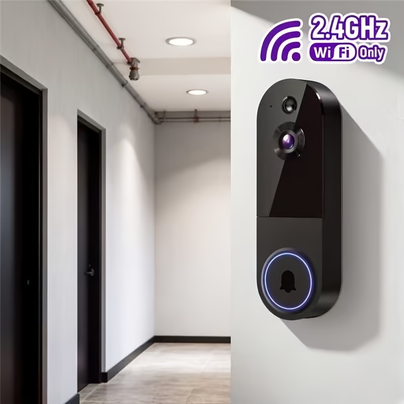 2k wireless video doorbell camera ai human detection     2 way   4g wifi rechargeable   storage wireless video doorbell camera wireless video camera doorbell without receiver