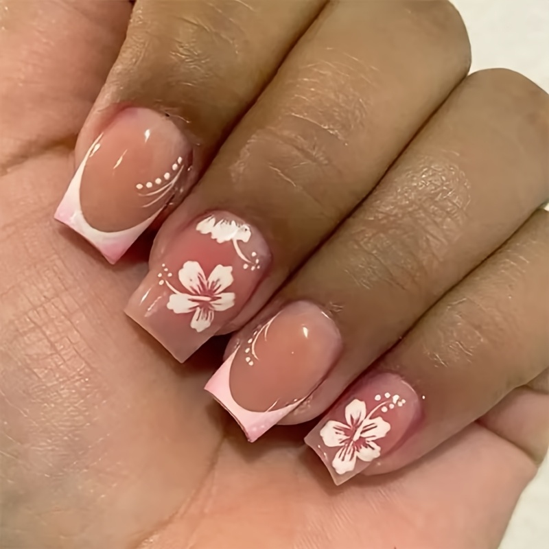 24pcs New Press On Nails Fashionable Suitable For Ladies And