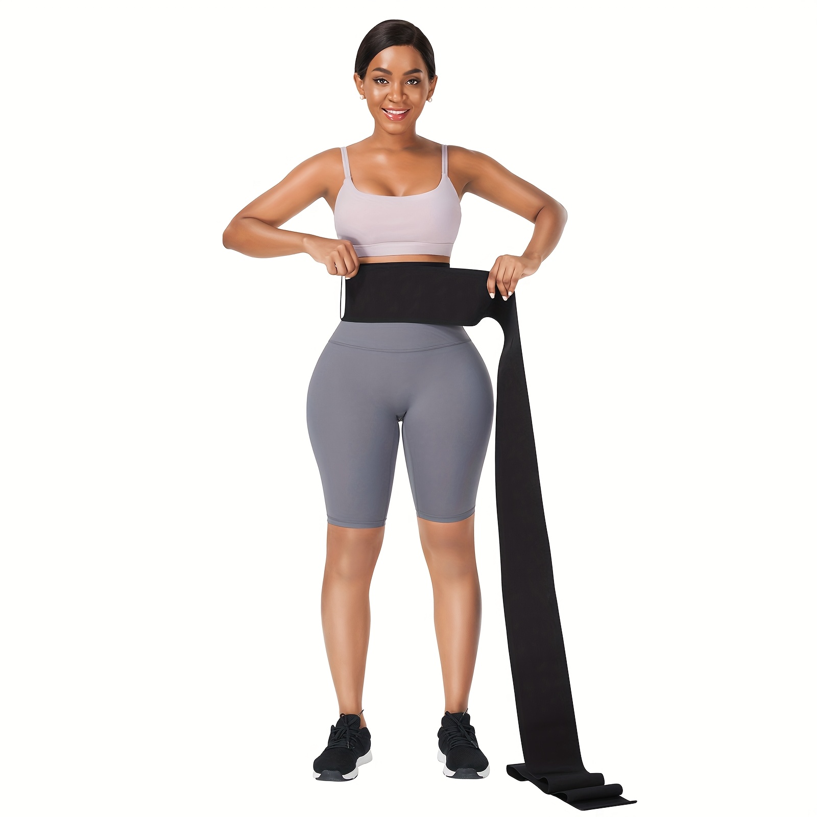 TEMU Women Control Waist Wrap Belt, Women Sauna Belt Plus Size
