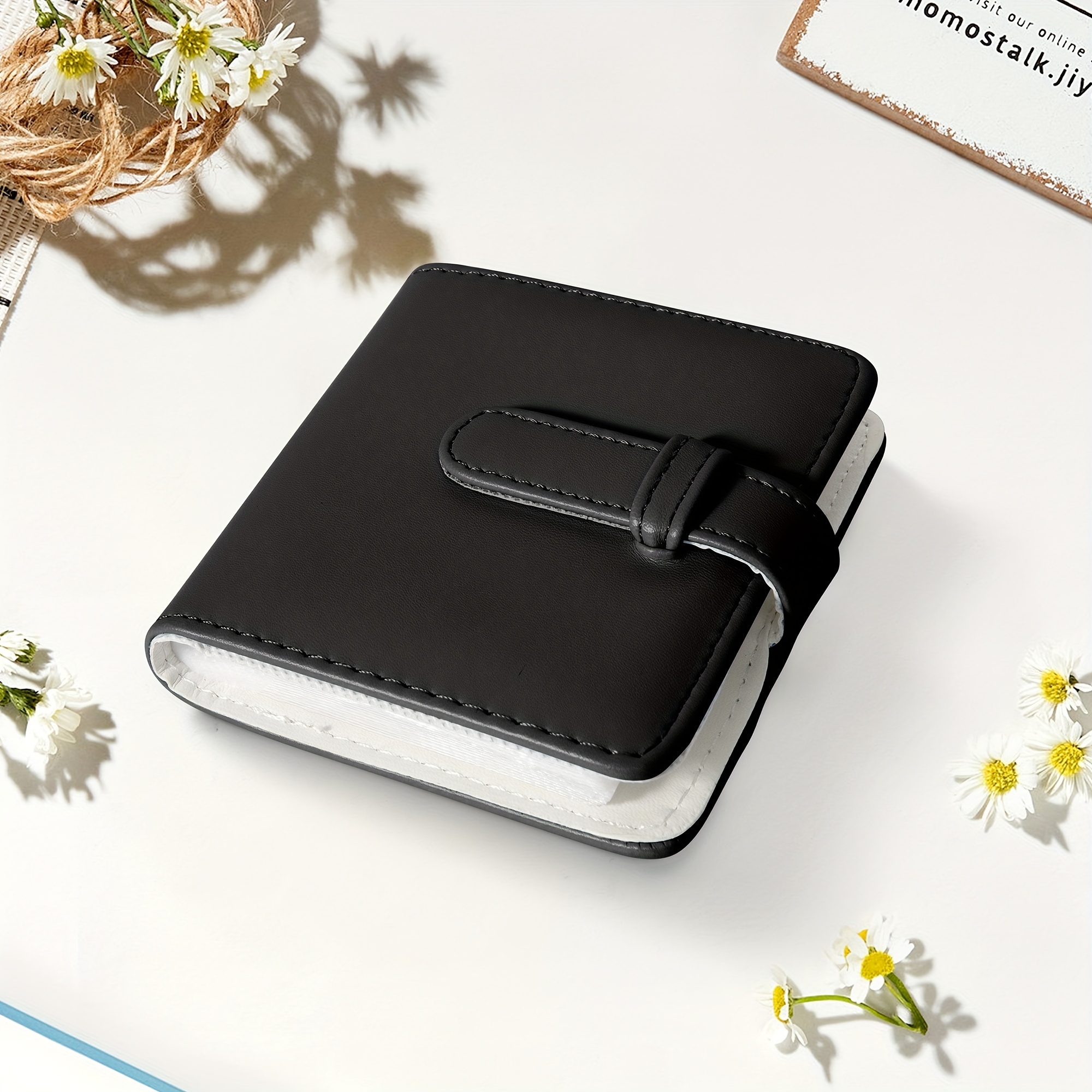 TEMU 1pc Strapless Wallet With Id Card And Bank Card Slots, Anti-theft Card Holder 2x3 Inches 32 Slots Mini Album For Mini Film 3 Inch Pictures Game
