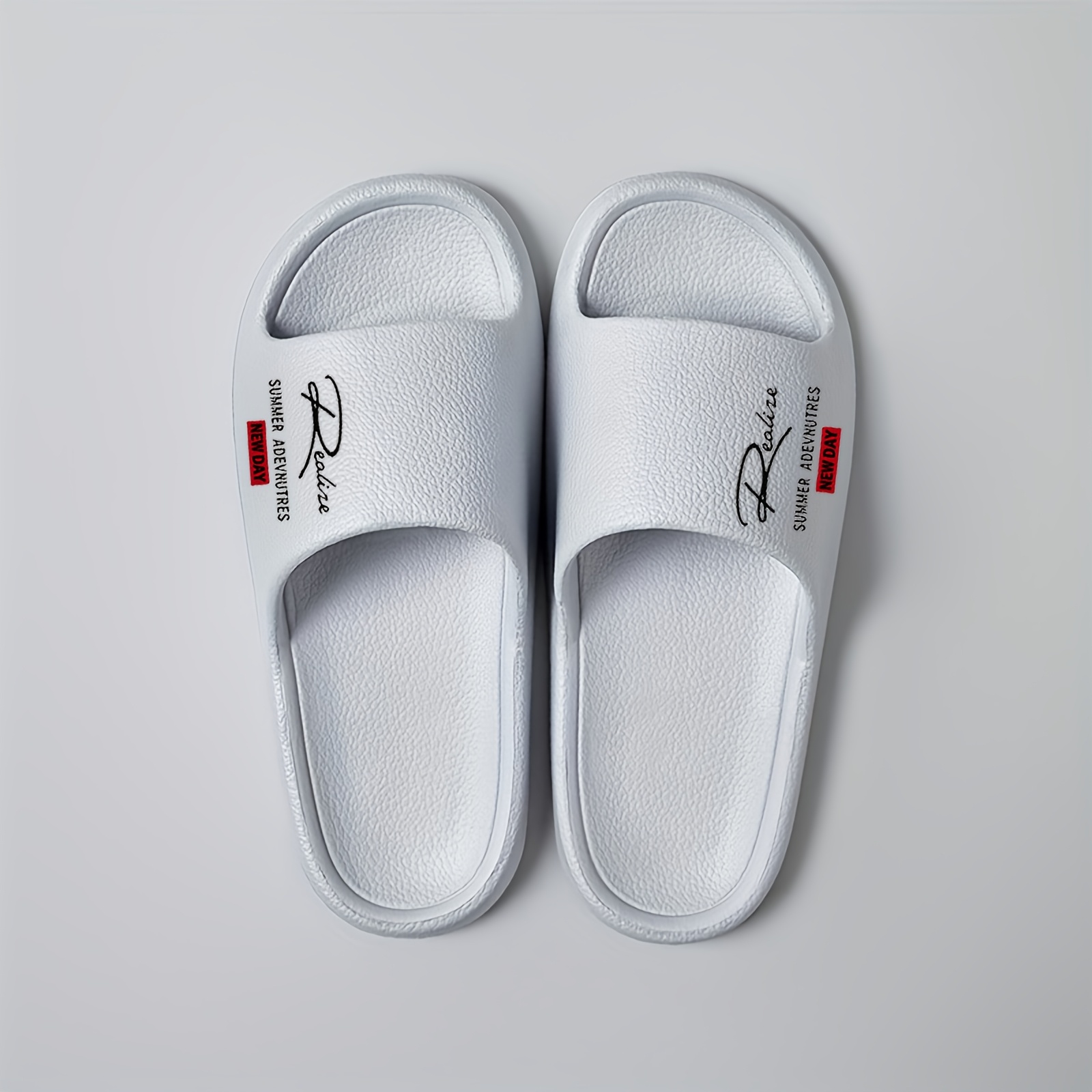 TEMU Sandales EVA pour Homme et Femme - Lavables à , Printemps/Été, Motif à Rayures , et la Plage, Chaussures de Plage | Sandales Minimalistes |