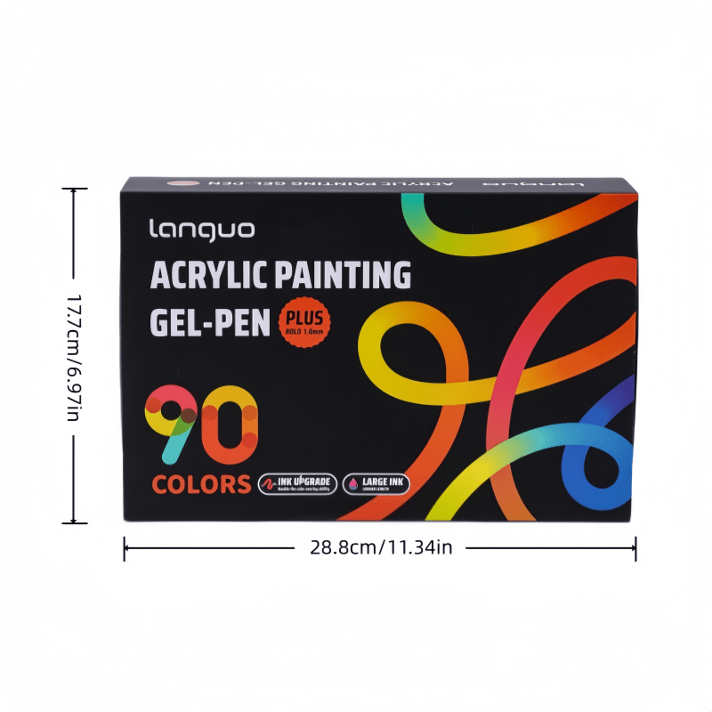 LANGUO Hand-Painted Marker Pen Set for Artistic Creation