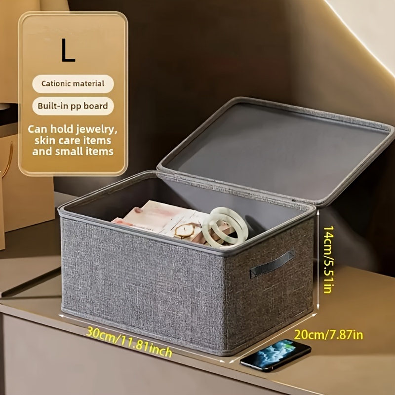 Image of Modern Stackable Storage Box - 1pc, Extra Large, Versatile | Space Saving, For Closet, Bedroom, Kitchen, Office Organization, Under-bed Storage