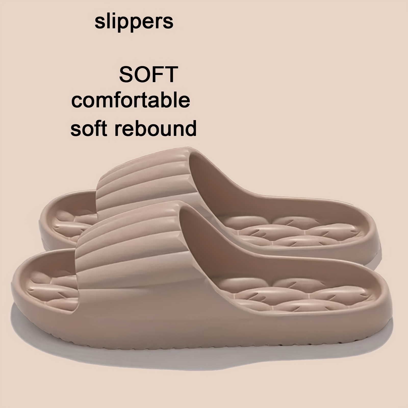 Image of Eva Unisex Comfortable Sandals - Minimalist Striped Design, Spring/summer, Hand Washable, Ideal For Home And Beach, | Minimalist Sandals | Eva Slippers For Home