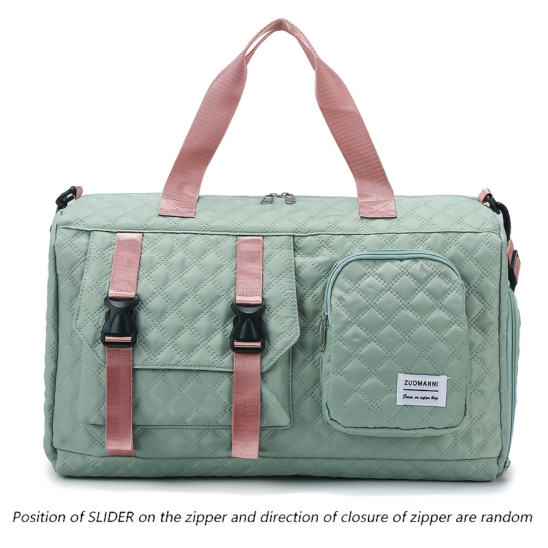 Large Capacity Argyle Travel Duffle Bag for Sports and Gym, Spacious and Portable, Multiple Colors Available