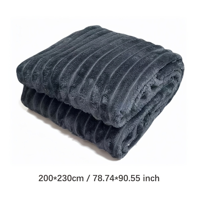 1 Pack Versatile Faux Rabbit Double-layer Leisure Fur Throw Blanket, Soft For Napping, Camping, Hiking Fishing, , Machine Washable, Light Brown, Perfect For Office
