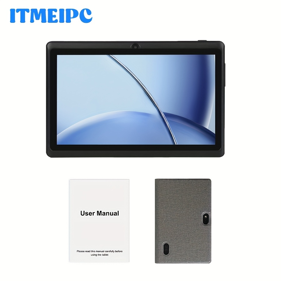 TEMU ITMEIPC Tablet da 7 pollici con Wifi 6, 4GB RAM + 32GB ROM, Display IPS HD, Tablet Portatile per l'Intrattenimento con Fotocamera e Lunga della