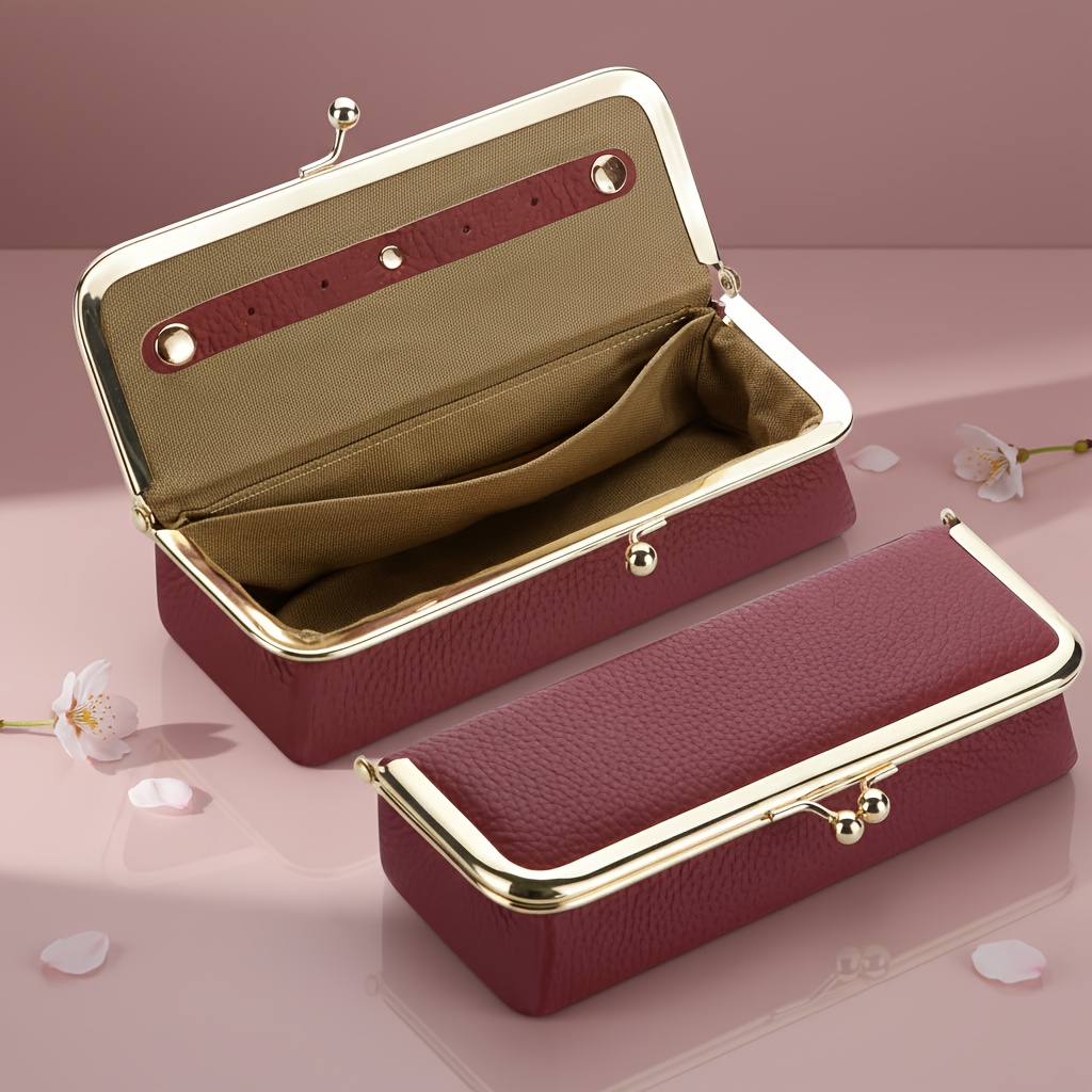 TEMU Étui à lunettes de mode unisexe de boîte à bijoux - Blocage RFID, trousse à bijoux de voyage, porte-breloques, boîte de rangement, trousse à
