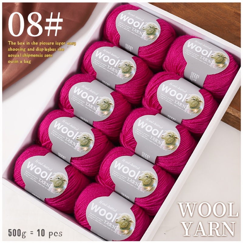 TEMU High-quality Handcrafted Alpaca Wool Yarn For Diy Knitting And Crafting. Suitable For Making Fashionable Sweaters, Scarves, Hats, Neck Warmers,