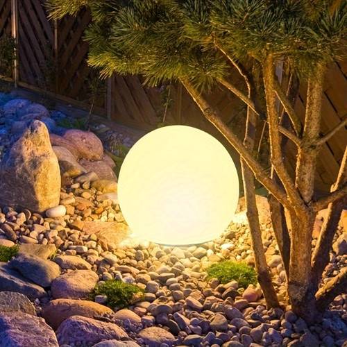 1 2 4pack solar lights outdoor built in solar panel 8 rgb color changing ball light 16 colors 8 brightness levels waterproof solar garden lights for patio yard lawn pool pathway decor