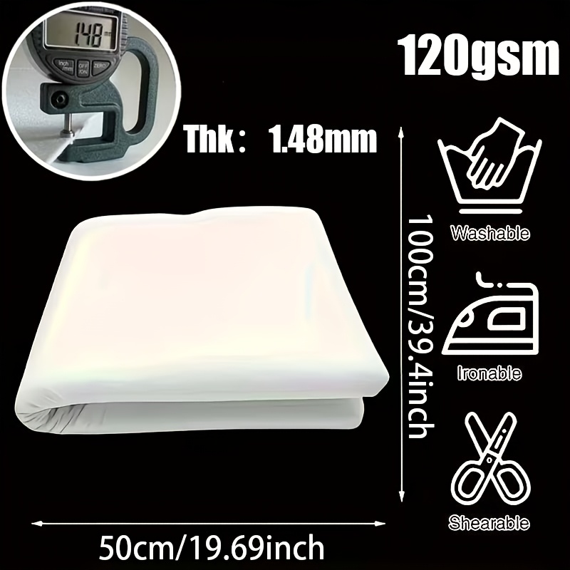 TEMU 1pc Single Face Self Adhesive Lining Batting Filler Quilting Craft Diy Craft Interlining