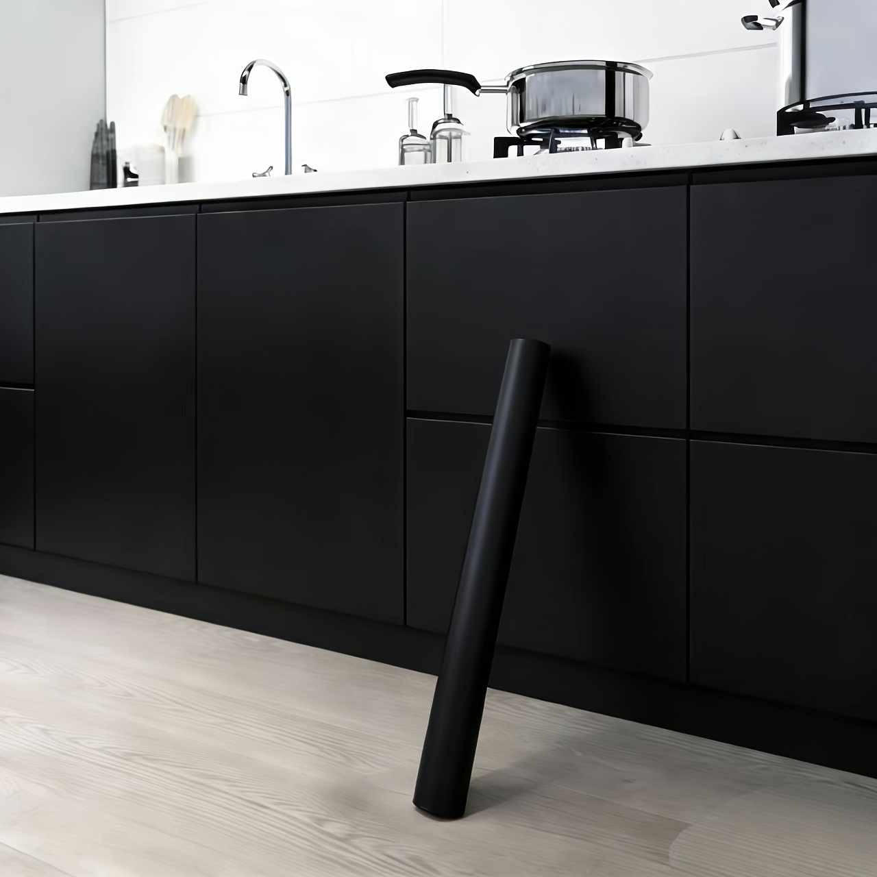 1 Roll Of 60cm Wide Matte Self-adhesive Wallpaper, Waterproof And Removable Wall Sticker, Suitable For Living Room, Kitchen, Bedroom, Furniture Renovation