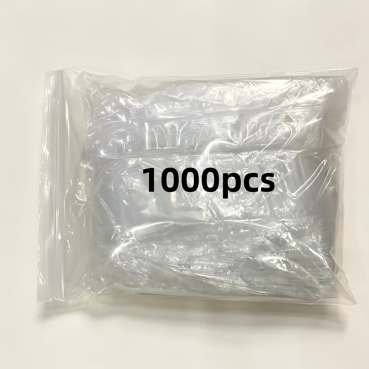 TEMU Ein Set von 1000 PVC-transparenten Schmuck-Reißverschlussbeuteln – Vielseitige klare Plastik-Schmuckbeutel, geeignet für Armbänder, Ketten