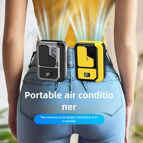 2026 neck protable waist fan protable desk fan powerful with 3000mah large battery suitable for outdoor work camping stuff clearance camping spring outing