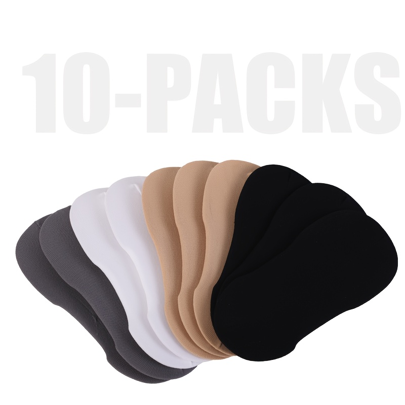 10-pair Women's Socks, Non-slip -on, Summer Thin Style, Full Invisible Short Socks With Heel Protection, Best Gift For Girlfriend, Suitable For Dating Outfits | Work | | Daily Wear | Travel Outfits