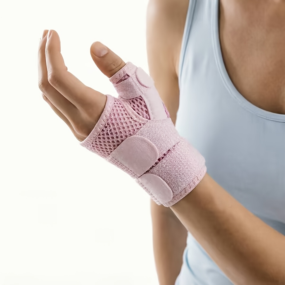 TEMU Unisex verstellbare Handgelenk- Daumenstützbandage – atmungsaktiv bequem, geeignet für tägliche Wärme, beidhändig