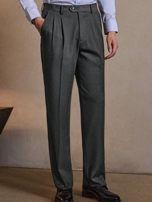 elegant mens dress trousers regular fit dress pants for men to wear to work wear micro stretch fabric comfortable and durable gift for him long office sitting and meetings commuting long trips