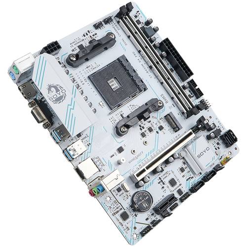 AMD B450 AM4 Socket 2000 - 5000 Processors DDR4 3200 3600 64GB SATA 6Gb/s Micro ATX M.2 PCIE3.0 X16 Micro-ATX 1*M.2 (NVME& ) USB2.0, USB3.0 1GbE LAN Motherboard for PC