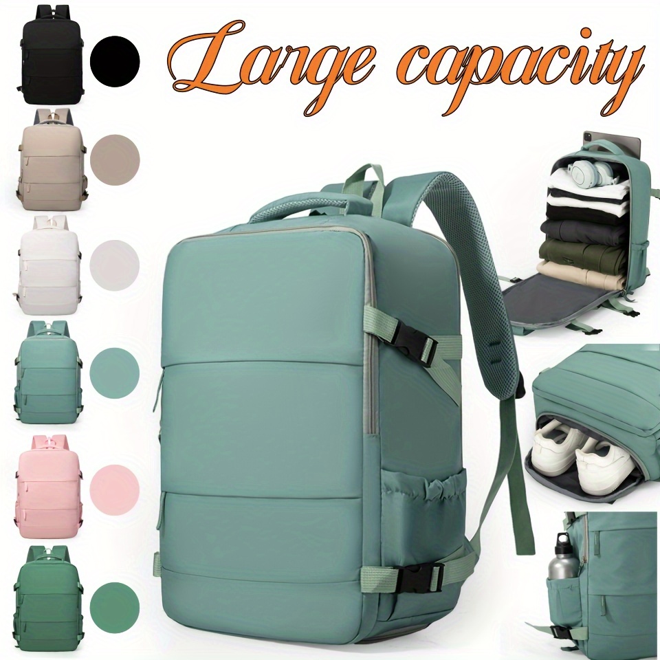 backpack malaysia travel Unisex Multi-Pocket Travel Backpack with *° Open Main Compartment & Shoe  Storage - Large Capacity Durable *r Backpack for School, Business, Weekend  Trips