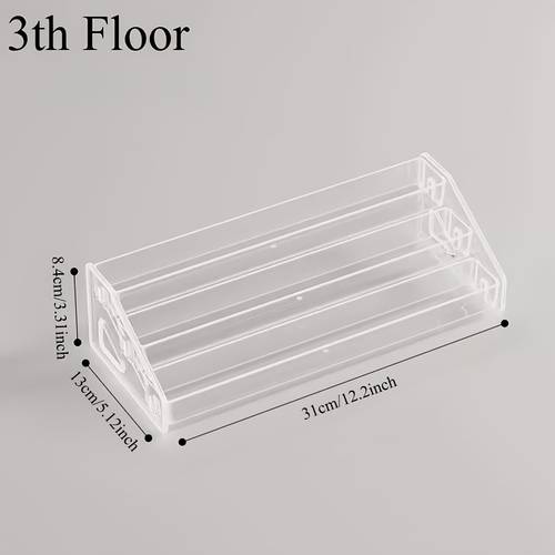 item picture transparent acrylic trading card storage box adjustable lockable card display rack desktop card organizer for collection decor great gift for card collectors hobby lovers