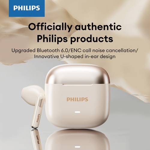 philips tat1420 u-förmige kabellose ohrhörer mit patentiertem sitz für langanhaltenden tragekomfort, büro, , 2026
