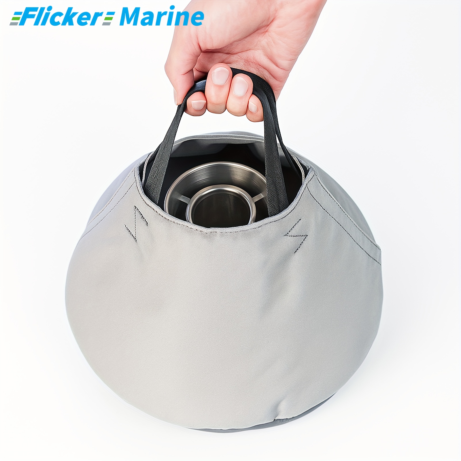 Boat Engine Propeller Cover with Reflective Strips for Night Visibility