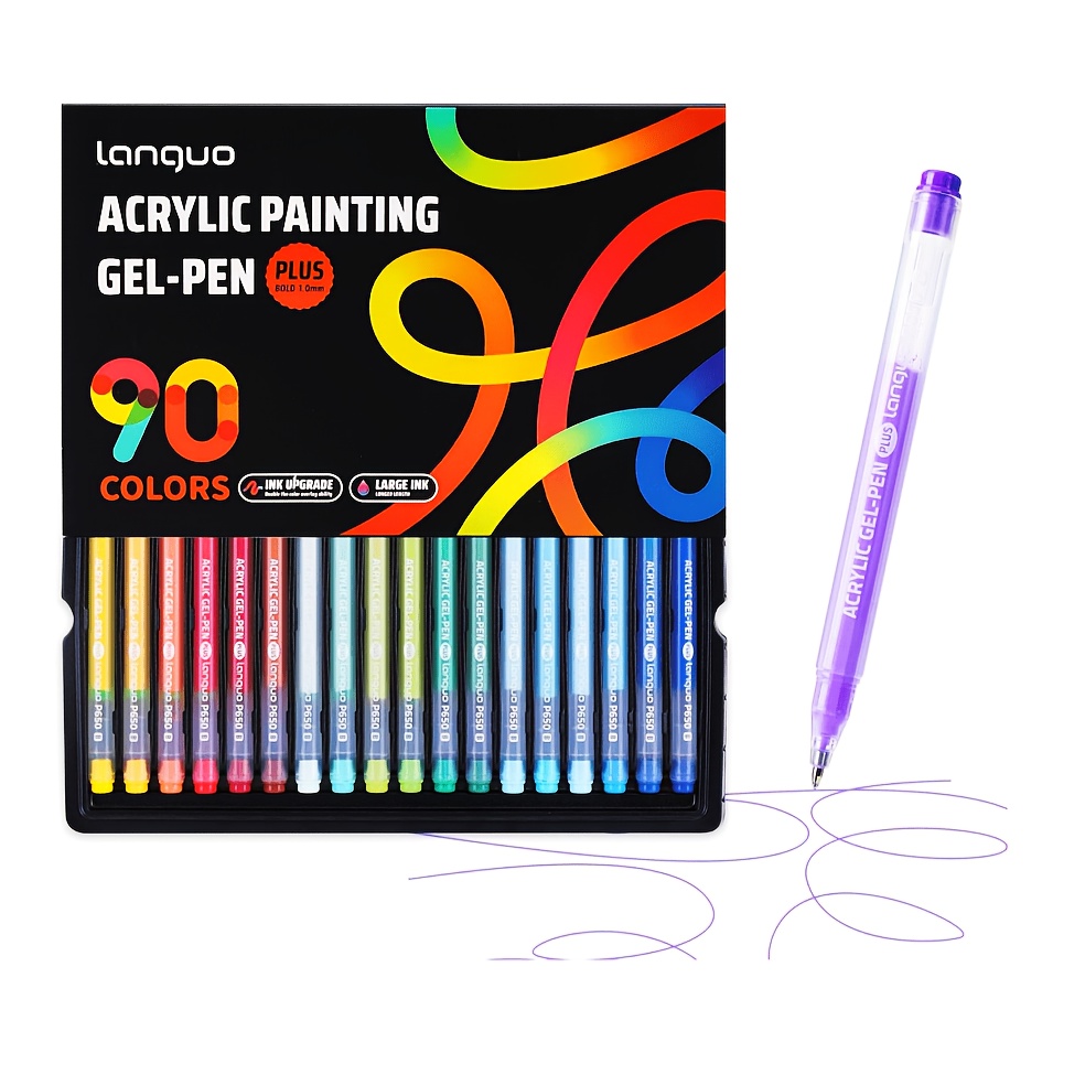 LANGUO Hand-Painted Marker Pen Set for Artistic Creation