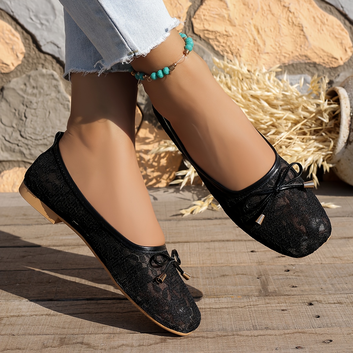 TEMU Moda Donna, Novit� per , Rete Traspirante, Decorazione a , al Mare, Abbigliamento da Viaggio e da Esterno, Scarpe Basse Casual, Scarpe da Donna