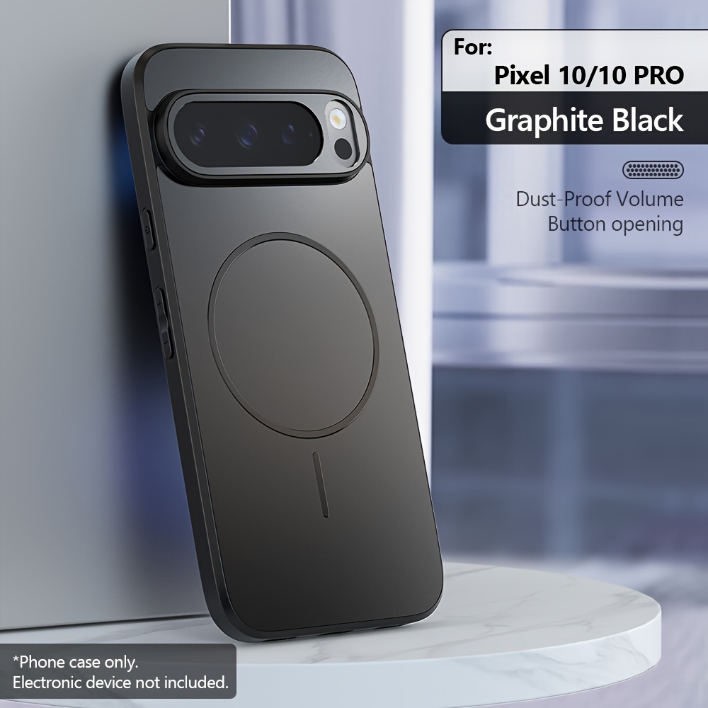 TEMU Phone Case: New Matte Frosted Phone Case Compatible With Google Pixel 10/pixel 9a/pro/xl/8 Pro/7a. Features A Hard Shell With Full-body