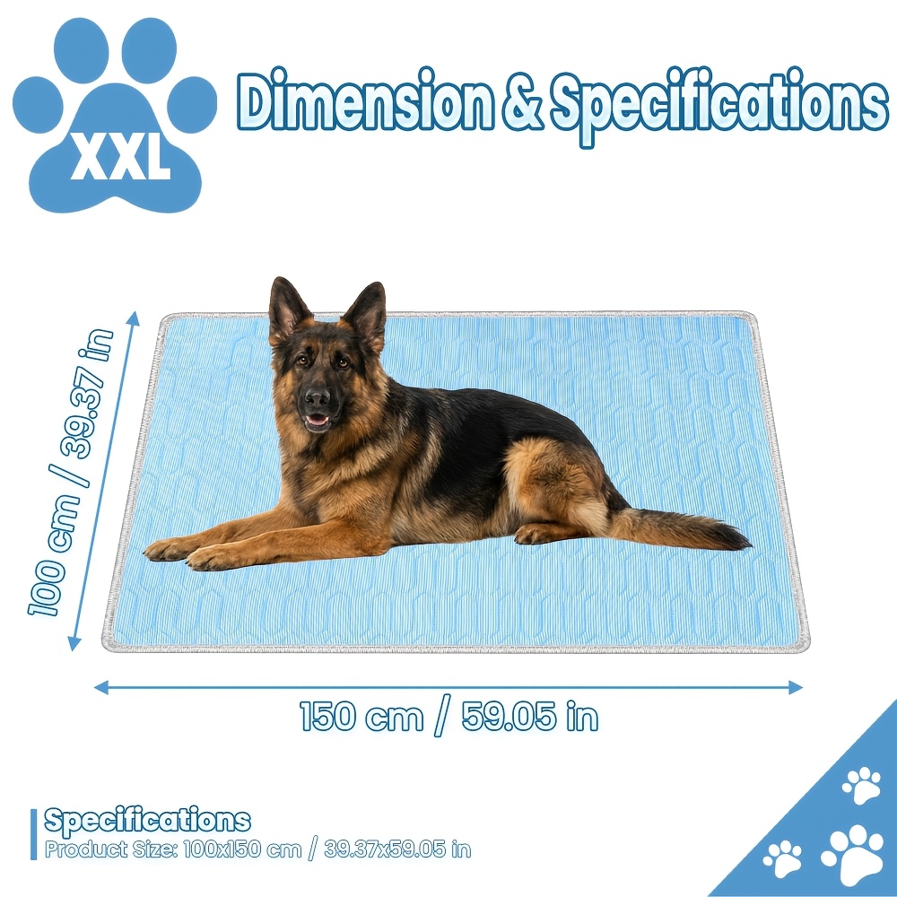 [2026 Upgraded Model] Summer Pet Cooling Mat Pad And Sleeping Pad Bed For - Sweat Absorbent Surface - Your And Comfortable Long - Suitable For Small, Medium, And Large