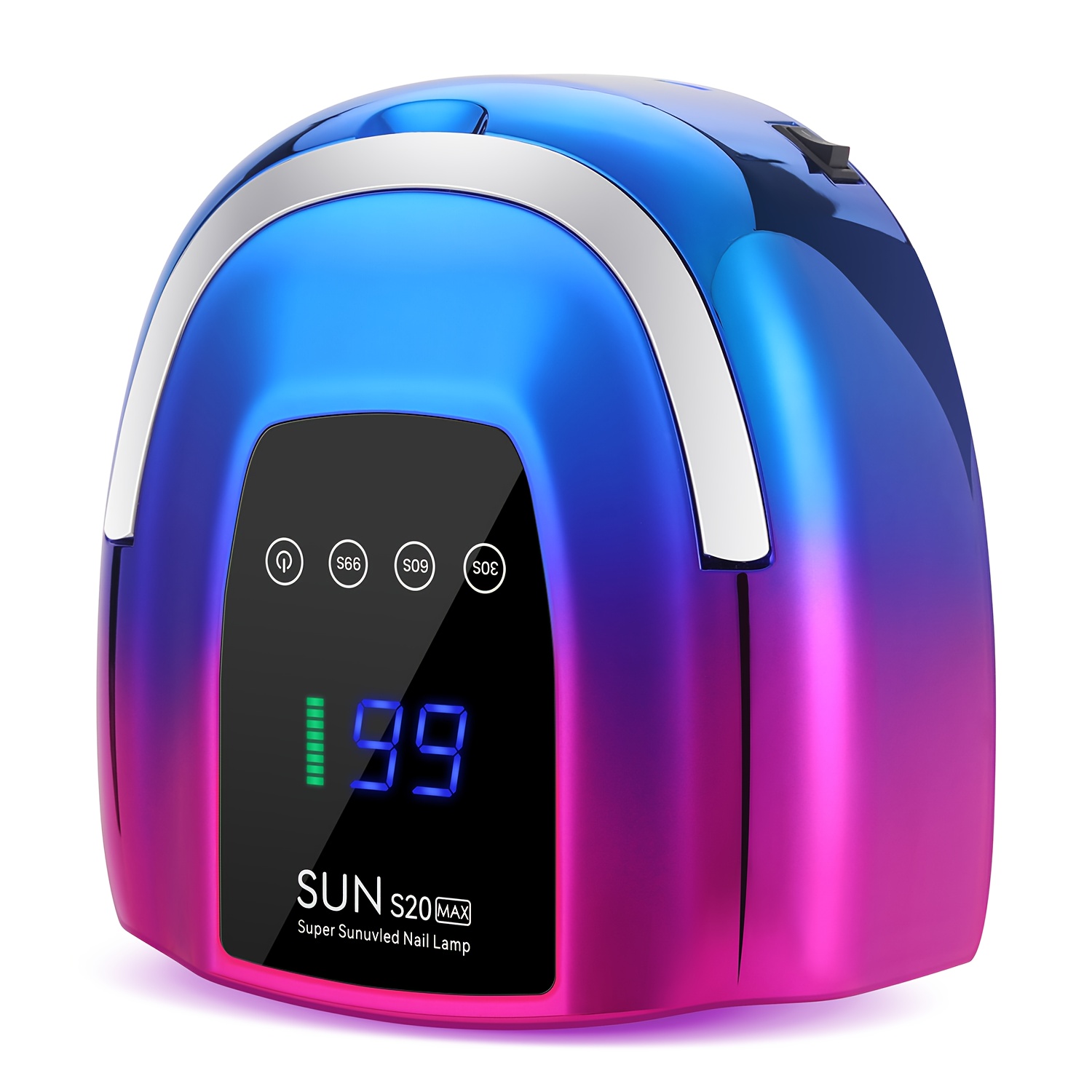 TEMU Rechargeable Led Nail Lamp With 3 Timer Settings And Smart Sensor, Dryer Gel Polish For Home And Salon Use