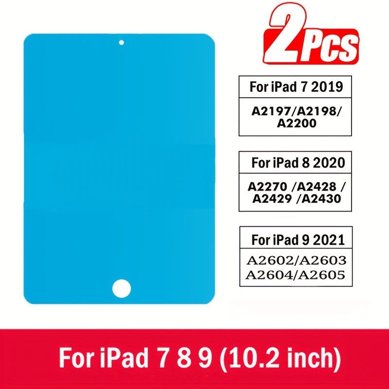 TEMU 2pcs Matte Pet Protective Film For Ipad Pro 11 2022 13 2024 Mini 6 7 8.3 2021 Air 5 4 3 2 1 10.9'' Air 11 13 2024 2025 11th (a16) Screen