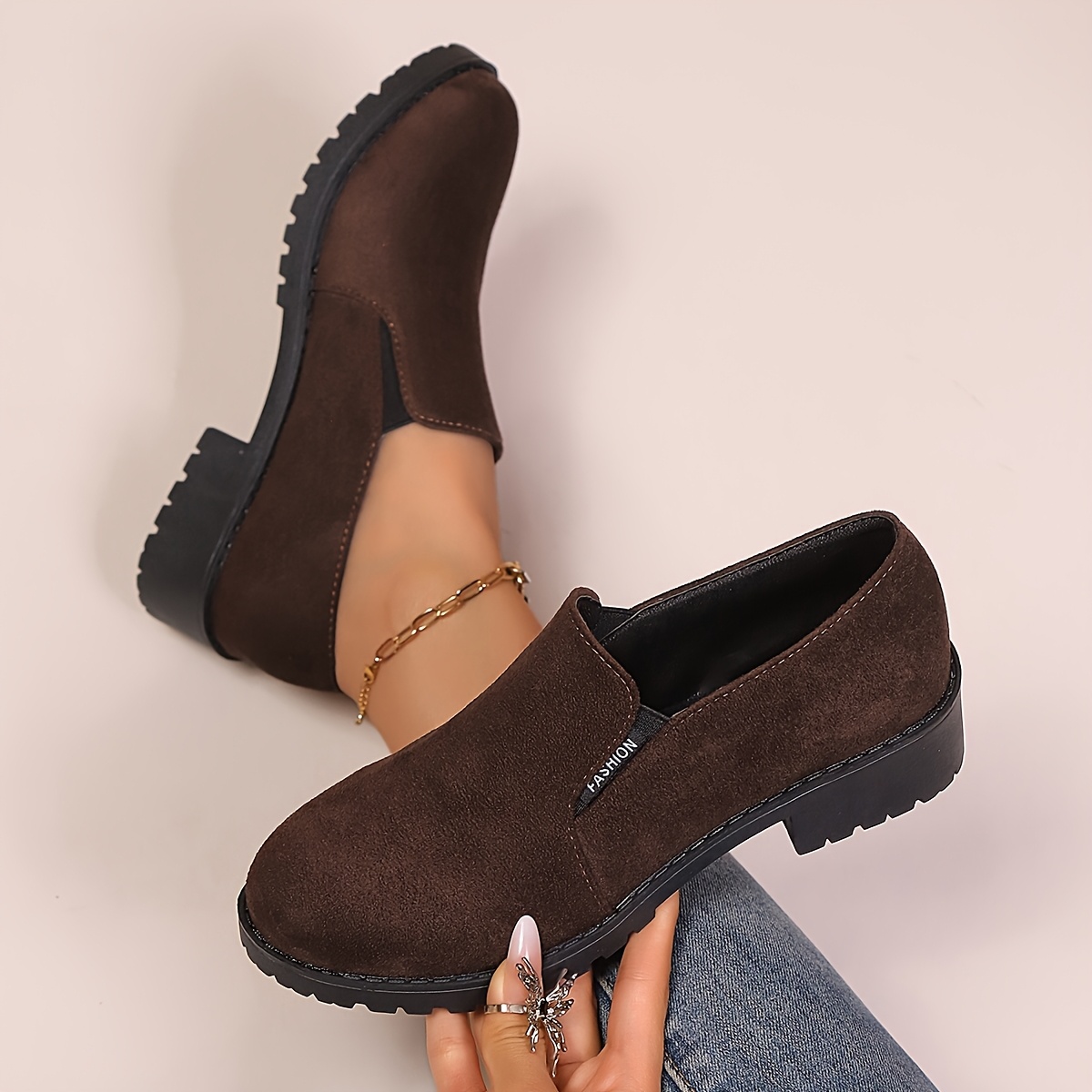 TEMU Loafers And Slip-ons, Fashionable Versatile Comfortable For , Women Shoes