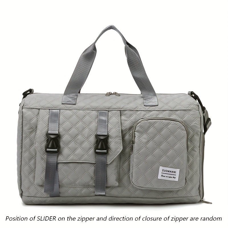 Large Capacity Argyle Travel Duffle Bag for Sports and Gym, Spacious and Portable, Multiple Colors Available