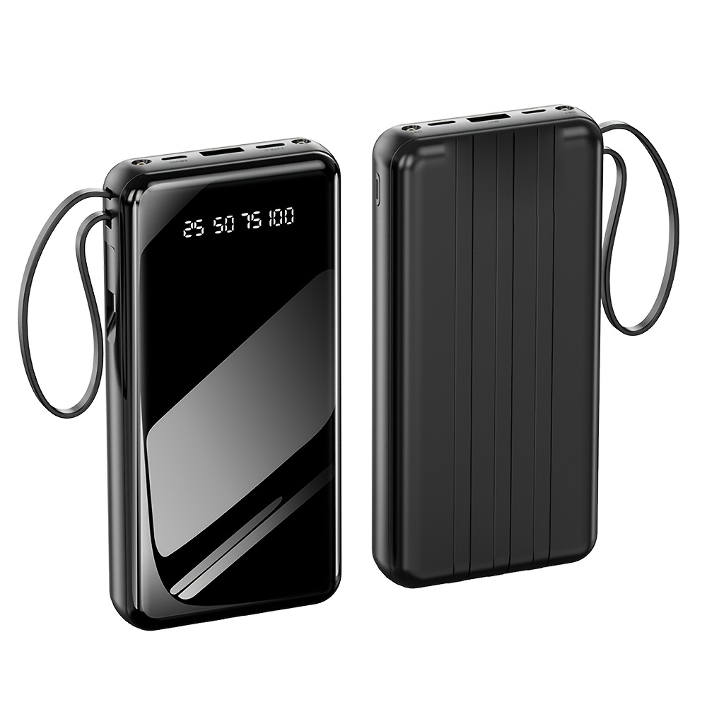 TEMU Large Capacity 70000mah Mobile Power Charger, Built-in , Suitable For A Of Devices, Powerful Emergency Led Lights, Intelligent Led Display, Can