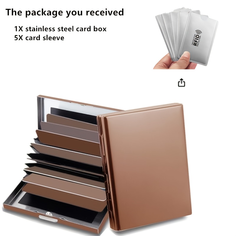 metal card sleeves 100ct Rose Gold Sleeves, Metallic Luster Matte Textured Back Trading Card for MTG, PK, Lorcana, Sports, Game Cards 2.5" x 3.5" 66x92mm : Toys & Games Blocking Credit Card Sleeves you can protect your personal information from thieves who use RFID scanners Ultra Pro Sleeves Pokemon Energy