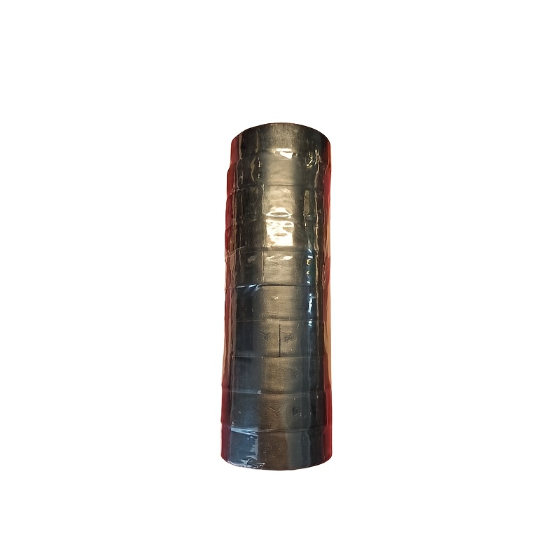 10 Rolls Of High-temperature Resistant Black Electrical Tape, Suitable For Metal Surfaces And Store Applications Sinterklaas