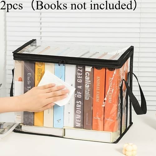 180 transparent storage box thickened pvc stackable storage bin large capacity for household clothes books and office organization practical organizer box for holiday gifting