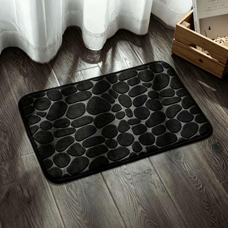 ultra   fleece bath mat non slip quick dry absorbent   shower bathtub