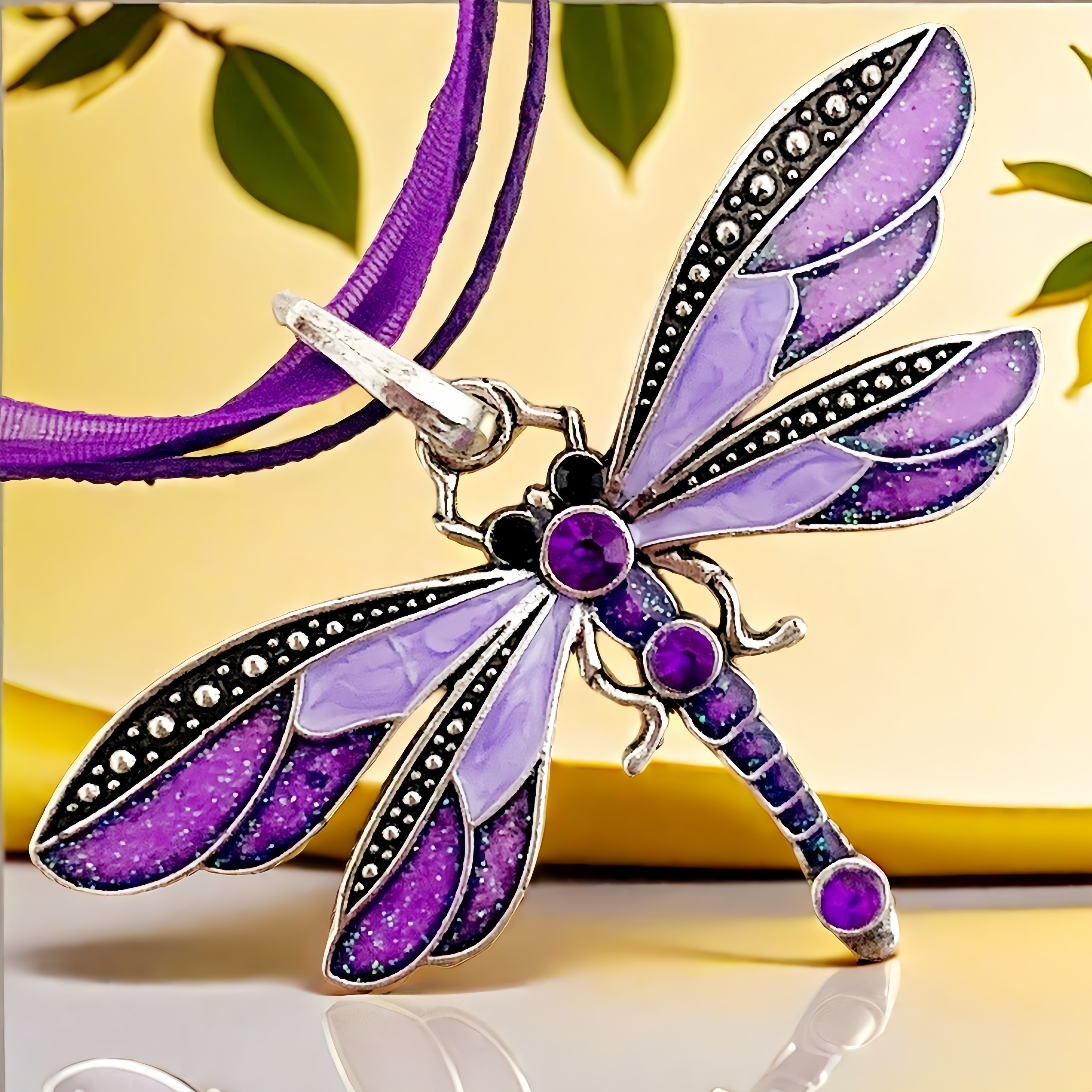 TEMU 1pc/6pcs Dragonfly Pendant Necklace Set Vintage Men's And Women's Mother's Day Valentine's Day Classic Style Bohemian Sweater Chain Accessories