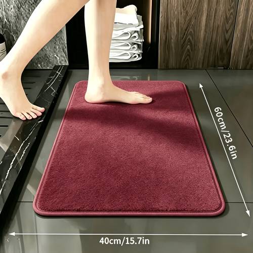 luxury memory foam bath mat soft non slip quick dry absorbent polyester rug for bathroom floor valentines day
