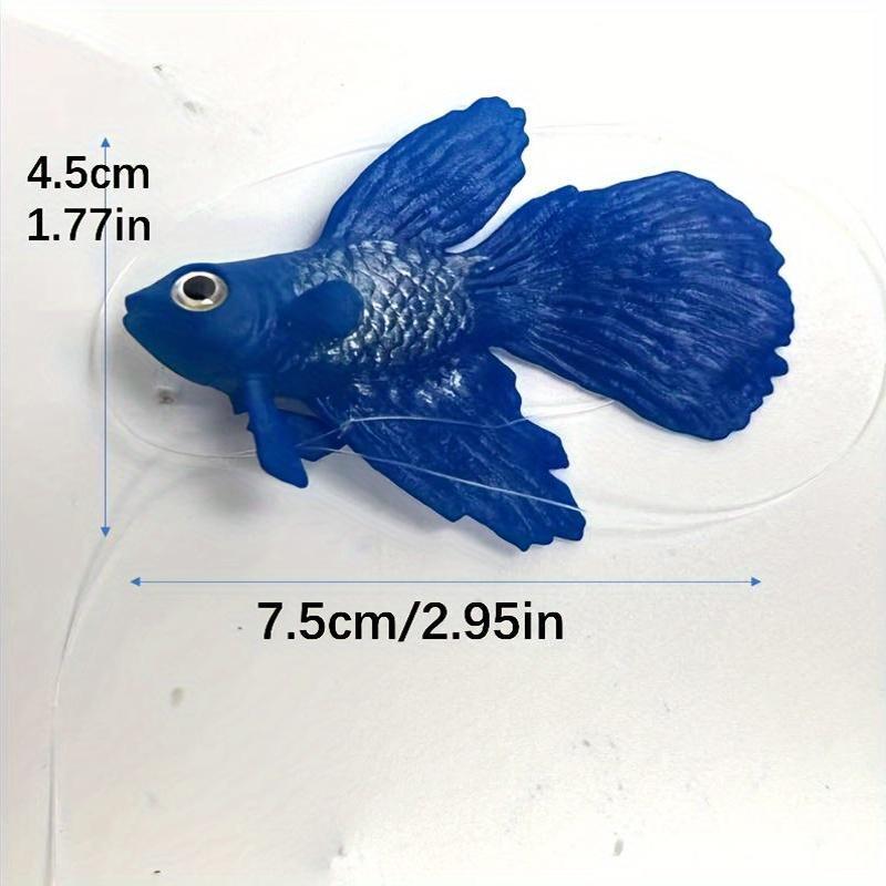 TEMU 1pc Artificial Fish Aquarium Decoration Glowing Fish Flowing Colorful Goldfish Ornament For Aquarium Fish Tank