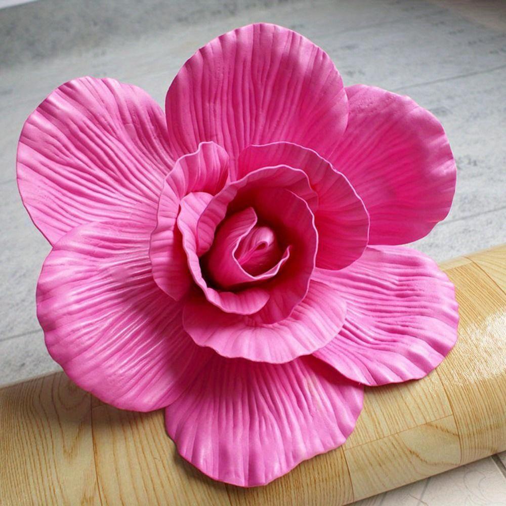 Fabric Rose Artificial Flower - Realistic Peony For Wedding Backdrop & Home Decor, 1pc