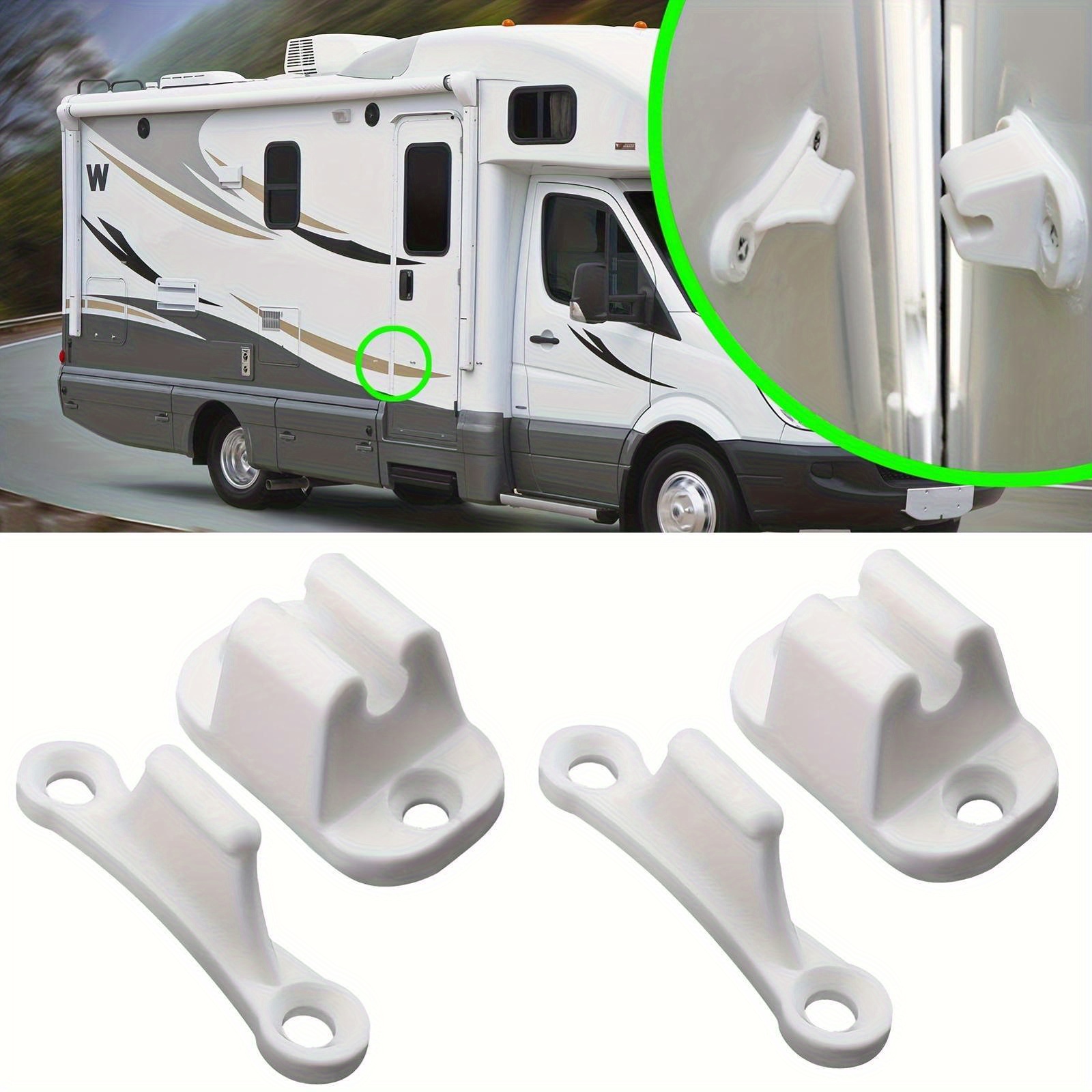 1 set   door push retainer catch stay clip spacer holder stopper for   motorhomes boat car accessories repaclement kit rv  