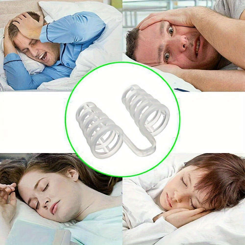 Anti Snore Nose Clips Sleep Apnea Comfortable Reusable Nasal Temu