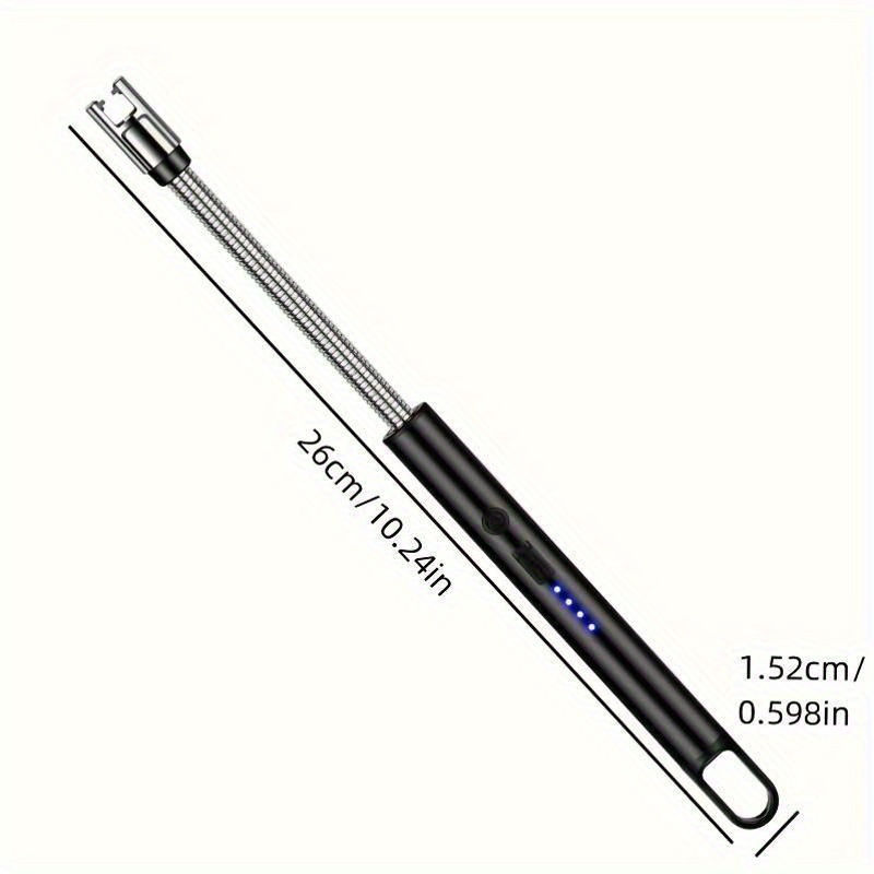 4pcs Aluminum Alloy Extended USB   Ignition Gun, Rechargeable Lithium Battery-Polymer, Suitable for Barbecue Camping, Household Kitchen Gas Stove Igniter