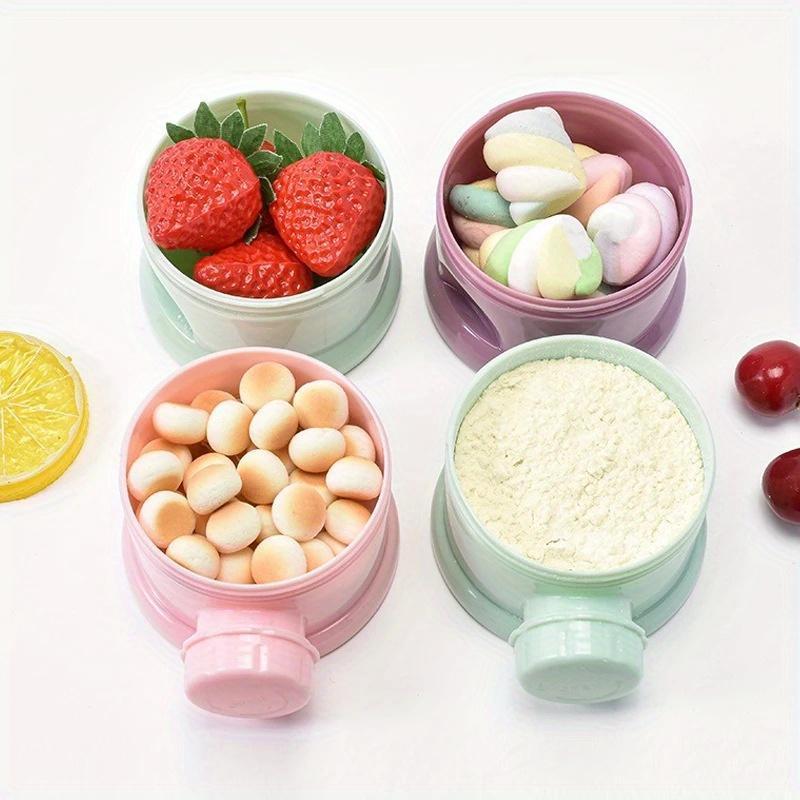 4 layer portable   formula dispenser bpa free pp rotating snack food storage box for   perfect mothers day gift details 1