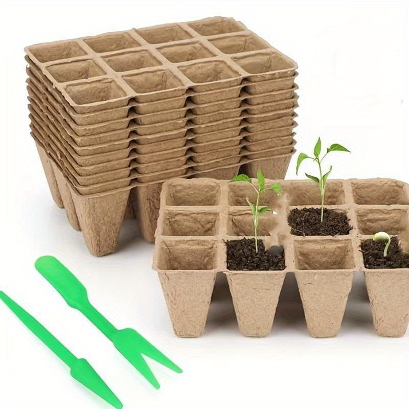 

120 10pcs + 2 Seedling Seedling 1.5x1.5x2 Row Seedling 6.5*4.5*2