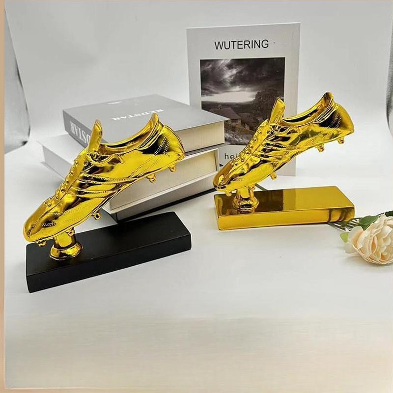  excellent shooter trophy resin football fan souvenir artistic craft ornament for home decor details 1